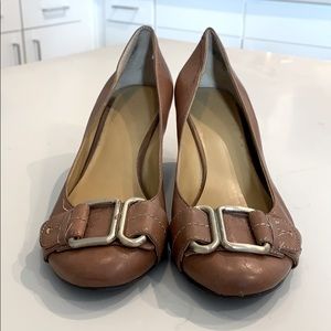 Nine West 2 1/2in brown loafers